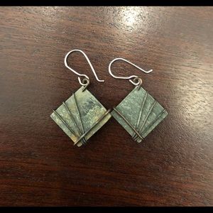 Abstract slate earrings